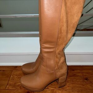 Vionic Ynez Tall Boot Camel Size 7.5